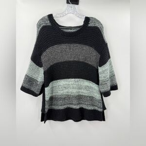 By Malene Birger‎ Alpaca Wool Blend Oversized Striped Sweater Size Medium